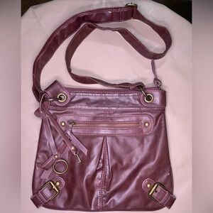 Maurices Burgundy crossbody style bag